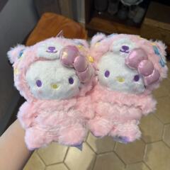美版 少女熊 helloKitty毛绒娃娃玩偶挂件
