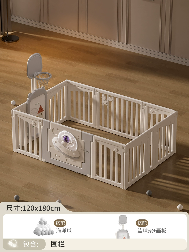 Children's fence for crawling, game mat
