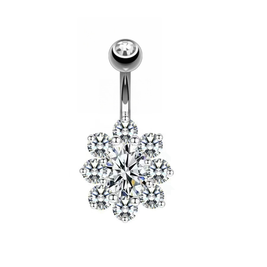 Labret piercing jewelry detail image