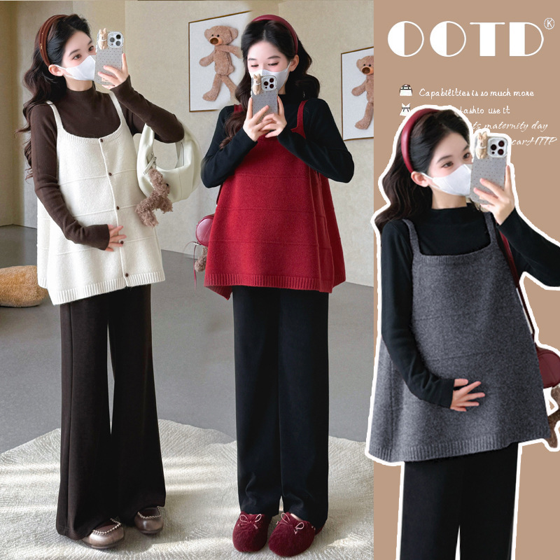 Maternity wear for trendy moms, new spring, autumn, and winter outfits, stylish, fashionable, and sophisticated, tops that cover the belly during pregnancy in autumn Maternity wear for trendy moms, new spring, autumn, and winter outfits, stylish, fashionable, and sophisticated, tops that cover the belly during pregnancy in autumn