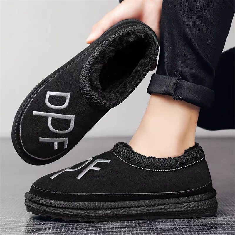 Winter new snow boots for men and women, warm and velvet thickened cotton boots, bread shoes, Northeast large cotton shoes