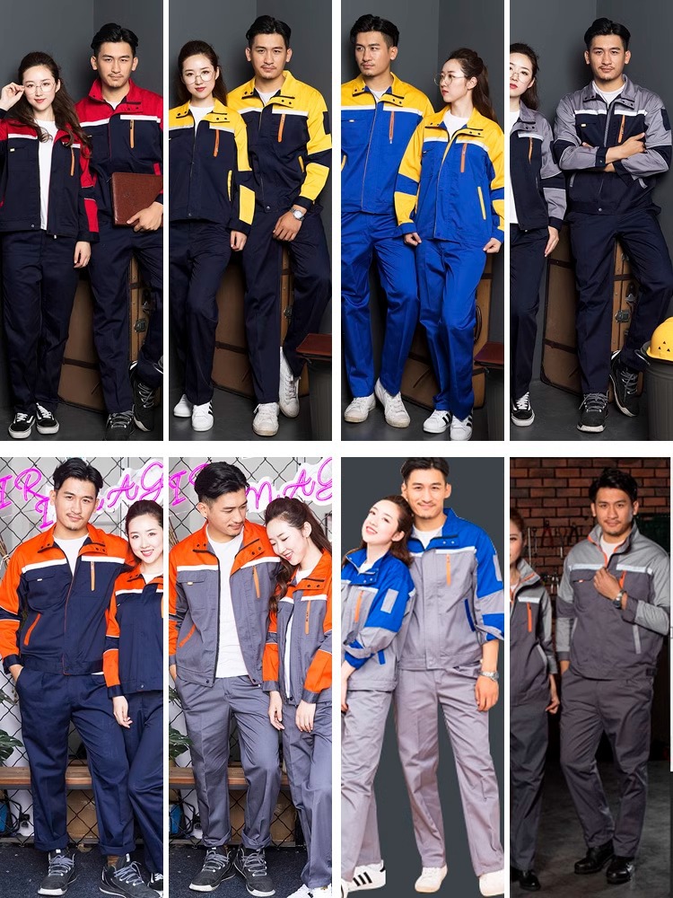 Trajes de trabajo primavera y otoño hombre chaqueta de manga larga desgaste taller de reparación de automóviles reflector ingeniería de protección laboral personalizada