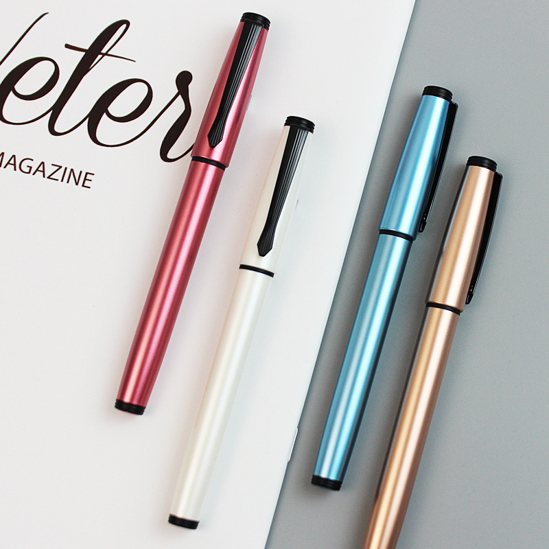 Металлическая подарочная ручка, ручка-роллер, делается под заказ, с печатью вашего логотипа