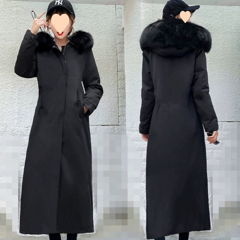 Removable winter liner, long fitted brace, maxi length