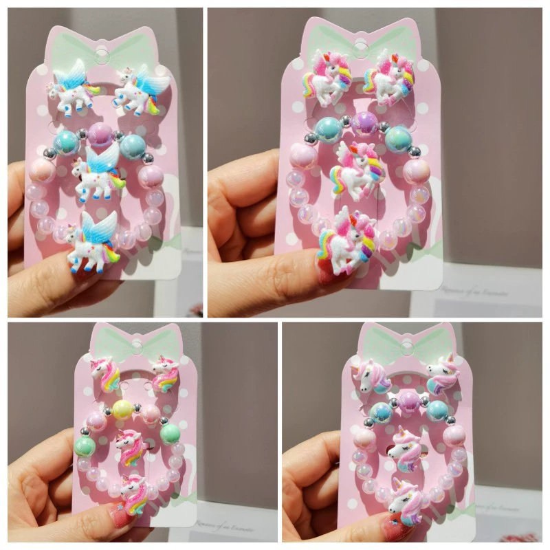 Мультяшный браслет, милый набор, аксессуар,