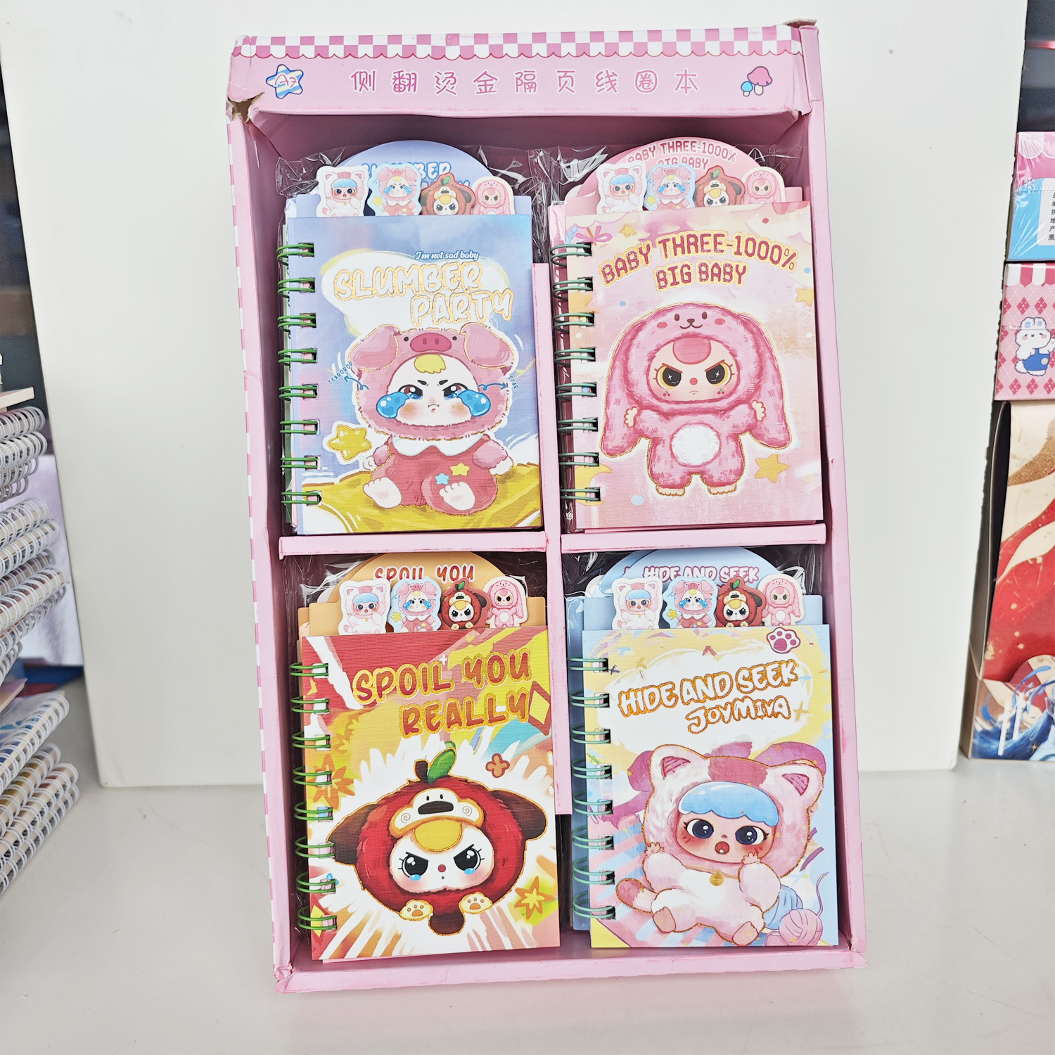 Creativo nuevo libro de círculo de línea Stitch de dibujos animados de alto valor Stitch libro de cuentas portátil para estudiantes al por mayor