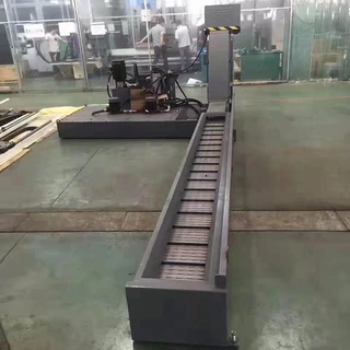 定制机床排屑机链板金属废料集中排屑器工厂磁性输送机刮屑带小车