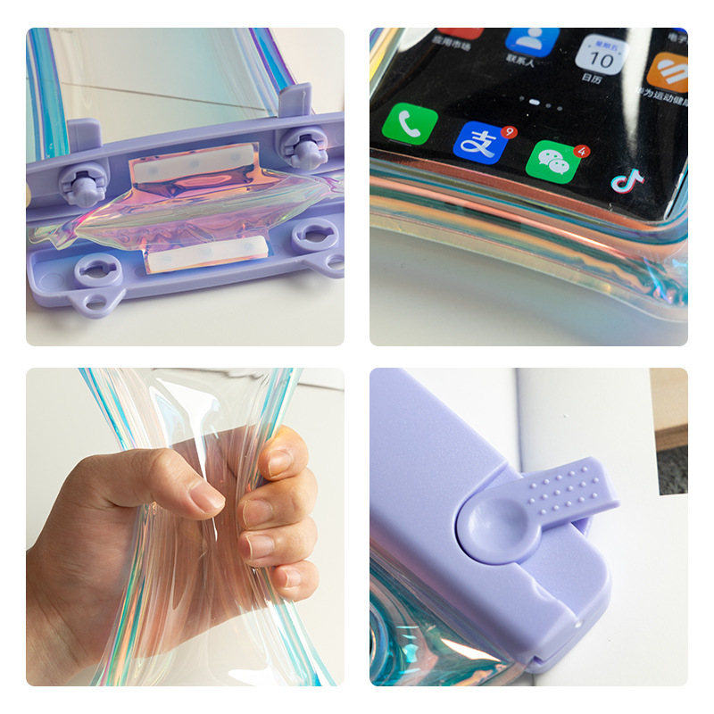 Double-sided waterproof bag for swimming