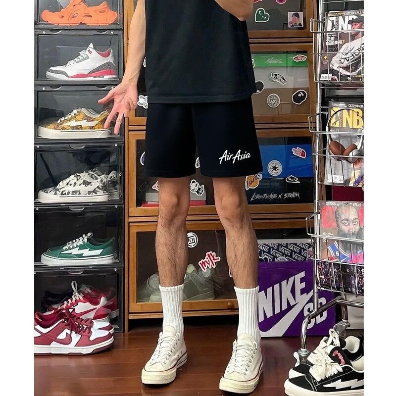 American-Style Shorts for Male Teenagers and Students, Loose Casual Five-Point Shorts, New Summer High Street Fashion Brand Basketball Four-Point Shorts American-Style Shorts for Male Teenagers and Students, Loose Casual Five-Point Shorts, New Summer High Street Fashion Brand Basketball Four-Point Shorts
