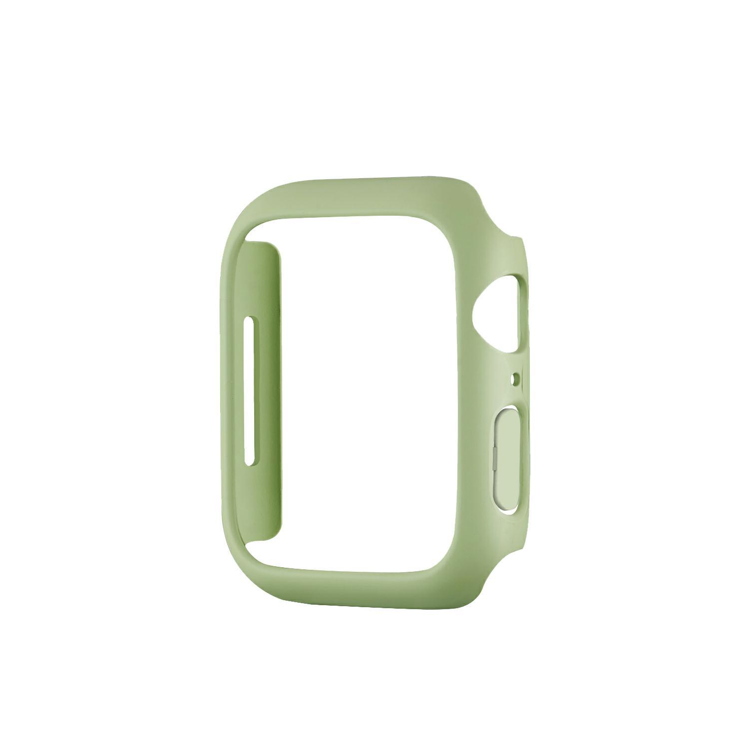 Adecuado para Apple Watch protector Shell medio paquete PC marco Apple Watch caso hueco iwatch cubierta protectora al por mayor