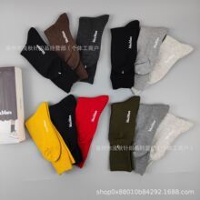 包邮Max女士潮袜意大利轻奢纯色堆堆袜子潮流时尚中高筒女袜批发