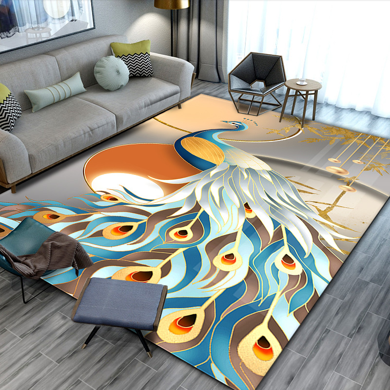 Modern carpet for living room for home use, simple and elegant design, water absorbent 6