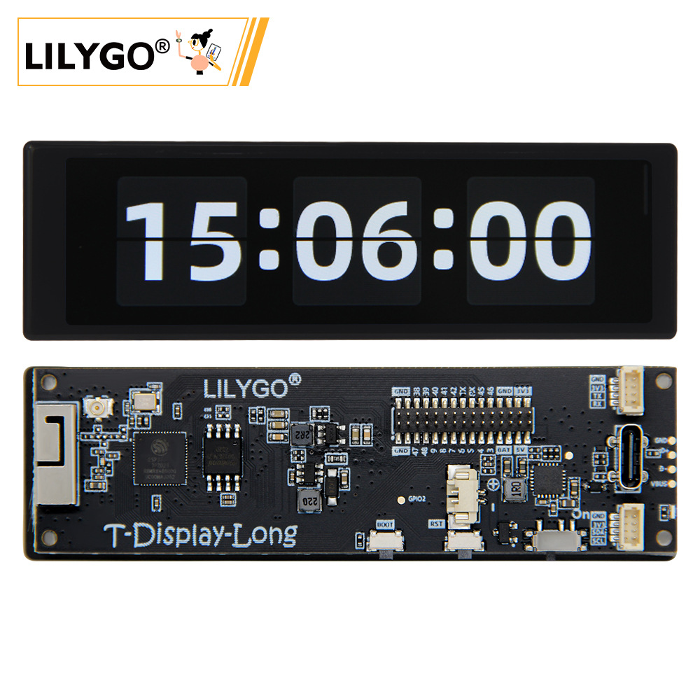 LILYGO® T-Display-S3-Long TFT 3.4英寸触摸屏ESP32-S3开发板