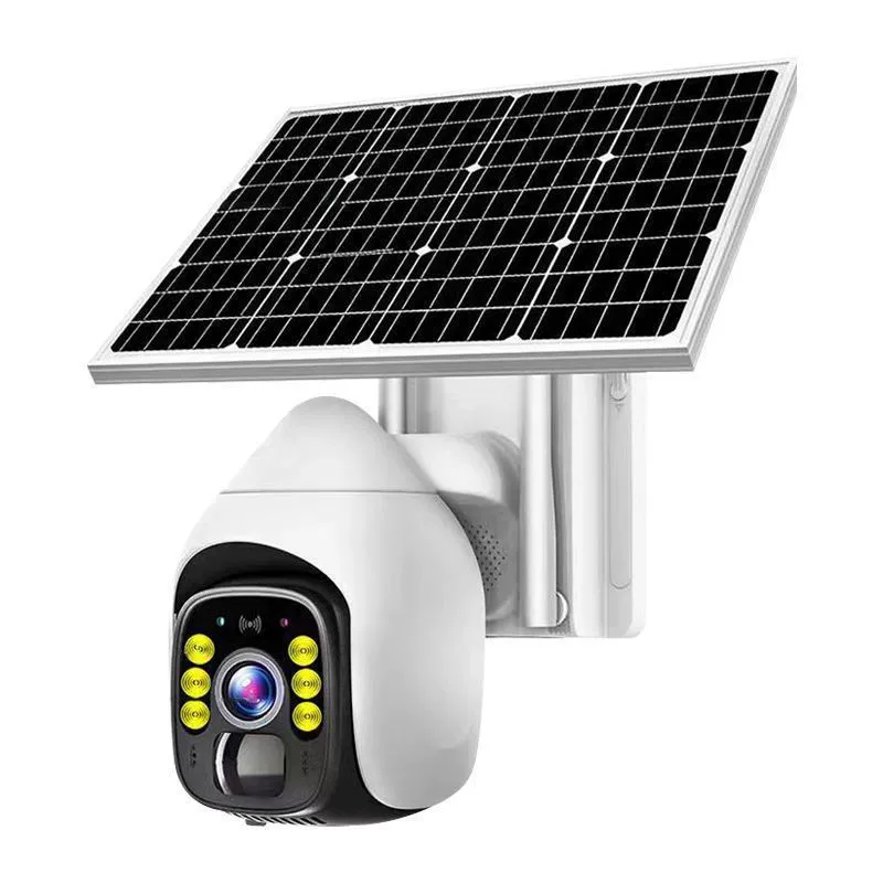 Панорамный широкоугольный солнечный монитор ночного видения, беспроводная безопасность без подключения, Wi-Fi, полный набор камер наблюдения высокой четкости