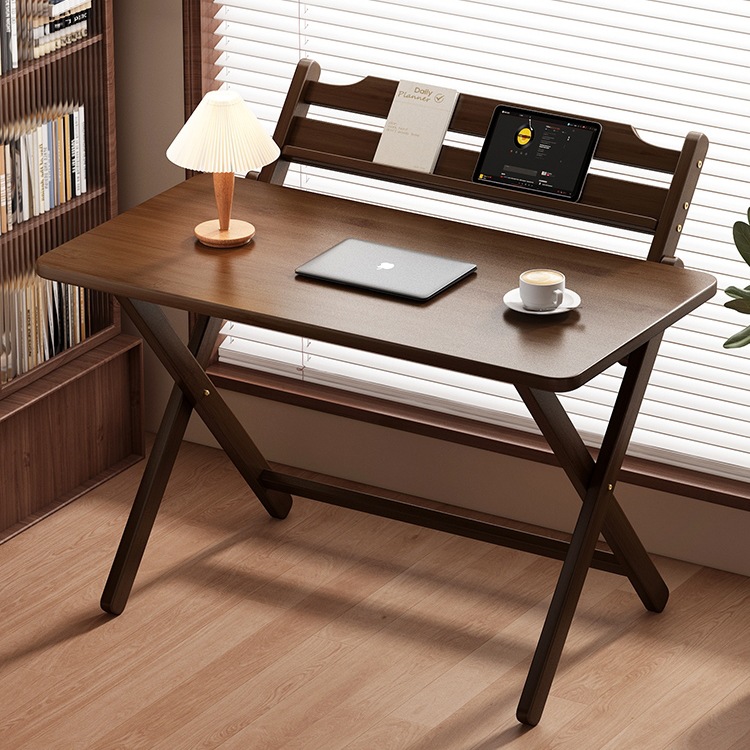 Folding Desk Children's Study Table Small Apartment Writing Table Home Student Bedroom Study Multi-Functional Small Table