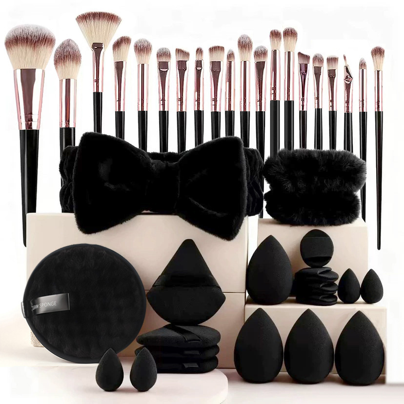 Esponja de belleza Space Capsule, set transfronterizo de esponjas de maquillaje de doble uso (seco y húmedo), esponja de belleza/borla para polvos al por mayor image 16