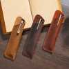 Genuine leather retro pencil case, pen, protective case, handmade, creative gift