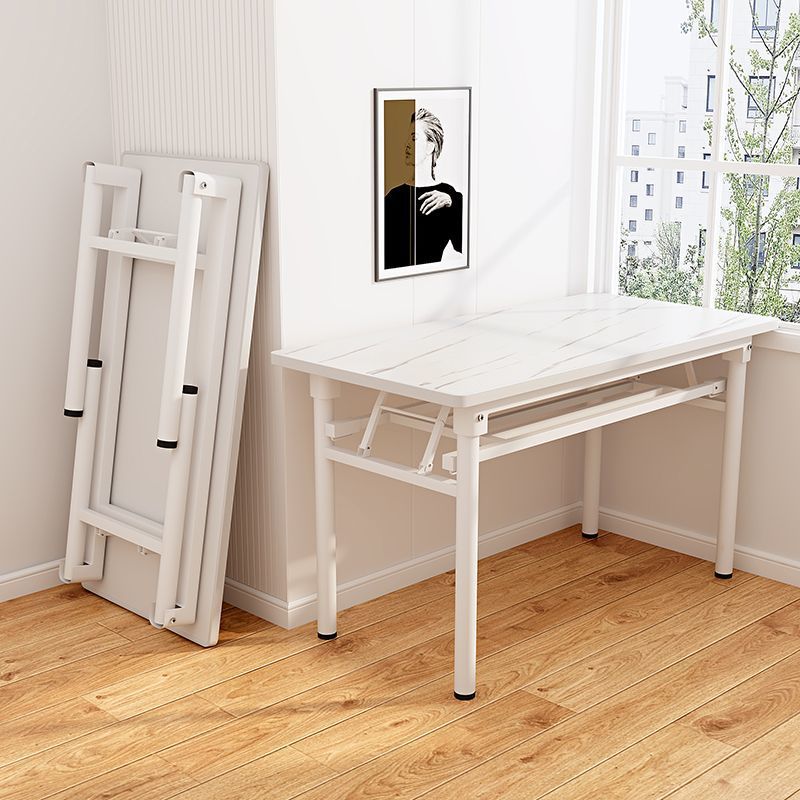 Mesa plegable mesa de computadora doméstica mesa de alquiler de casa mesa de comedor plegable mesa de estudio habitación dormitorio simple mesa pequeña