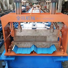 暗扣瓦机760彩钢瓦成型机 建材彩瓦机 不锈钢瓦设备