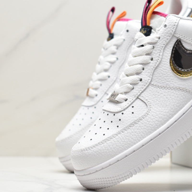 莆田企業レベルの純粋なオリジナル AF1 ピュアホワイトロートップスニーカー多用途カップルスポーツ白靴男性と女性のカジュアルシューズ|undefined