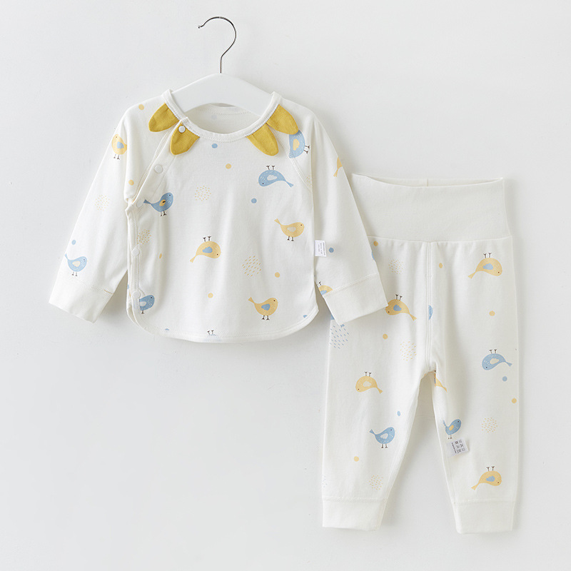 Bebé ropa de otoño traje de tocar fondo largo Johns niños niñas primavera y otoño invierno ropa interior de cintura alta dividida niños ropa de bebé image 10