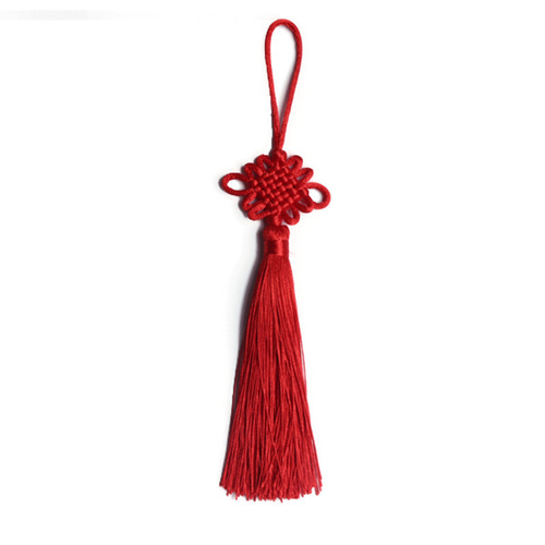 Chinese knot line 5 6 plate small red tassel tassel jewelry pendant pendant lanyard accessories car hanging