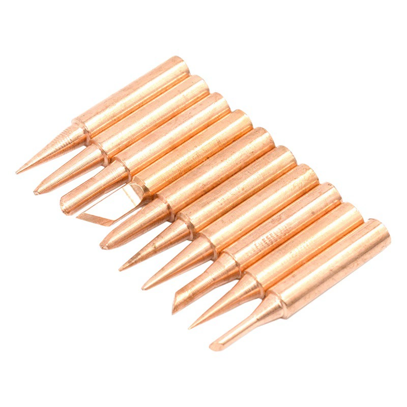 Головка паяльника из чистой меди 900 м голый медный наконечник медная железная головка расплавленная Оловянная головка тепло хорошо