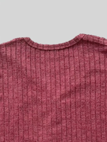 1pc Women's Casual V Neck Long Sleeve Cardigan Soft Cross-border