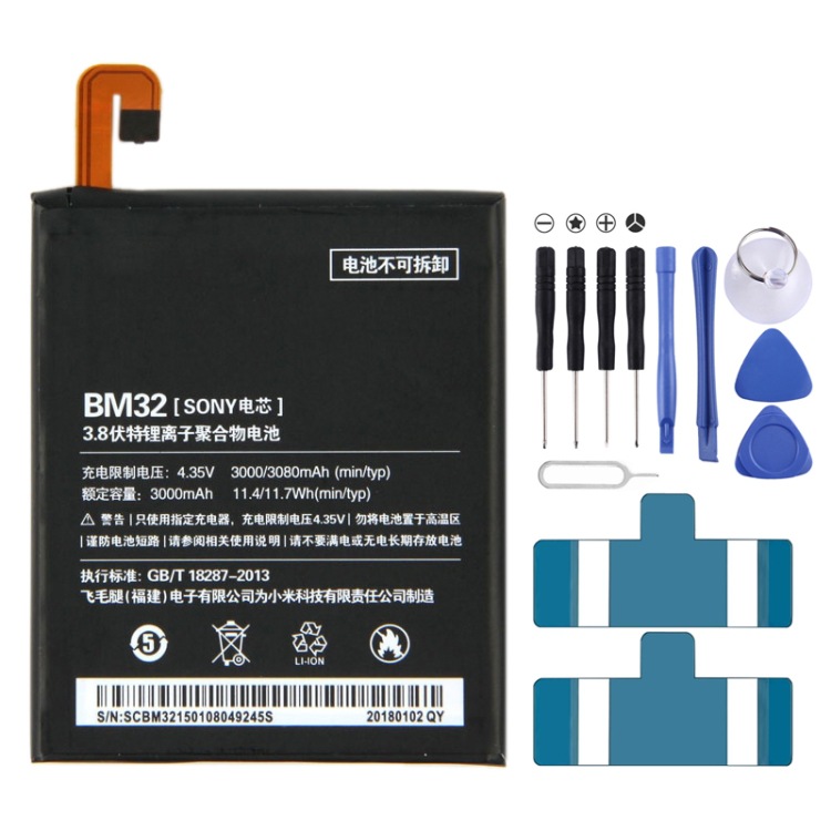 BM32 para Xiaomi Mi 4 3000mAh batería de polímero de iones de litio