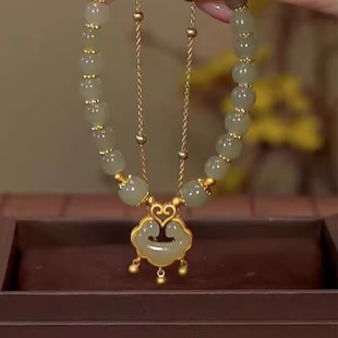 Xiyu Xiangyun safety lock Bell and bracelet light luxury high-grade niche bracelet gift