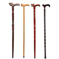 Старые костыли из цельного дерева, многофункциональное оборудование alpenstock Walker, противоскользящая шлифовальная палочка высокой плотности, оптовая продажа с фабрики