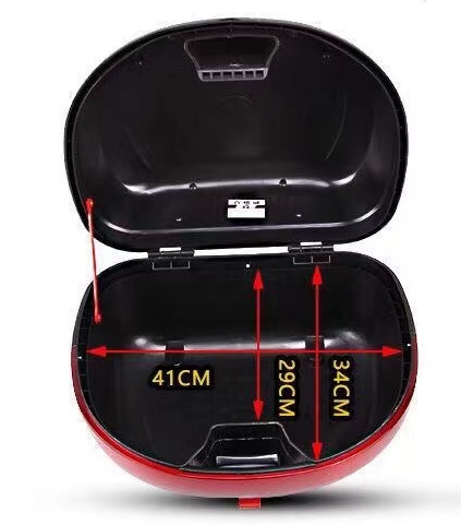 Hengye 32L extra large electric car tail box thickened anti-fall motorcycle storage box electric car trunk wholesale