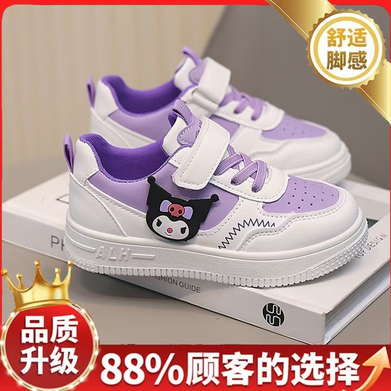 Spot zapatos de niña rosa zapatos de deporte para niños de moda dibujos animados Kulomi lindos zapatos de niña de todo fósforo comercio exterior