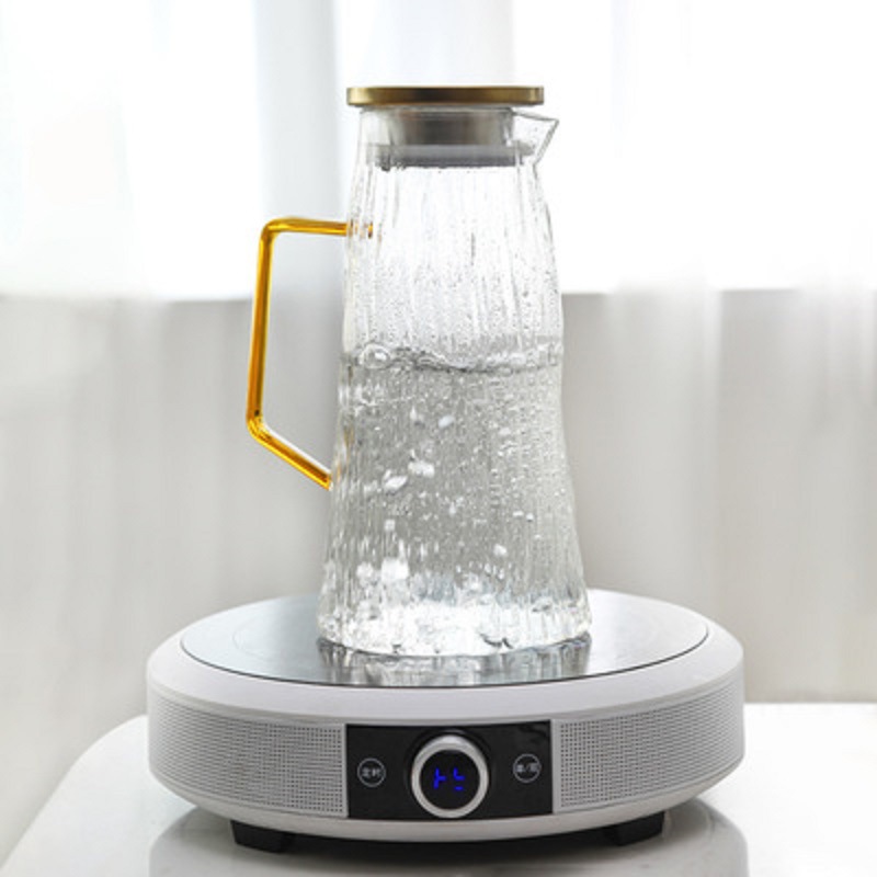 Nuevo traje de alta borosilicato glaciar botella de agua fría traje grueso vidrio gran capacidad olla creativa resistente al calor botella de agua fría