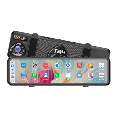 Driving Recorder 2025 New – Naviqasiyalı ağıllı güzgülər - single-lens-official-standard-package-four-4k-12inch-2160p-car-smart-screen-mobile-screen-projection-32g