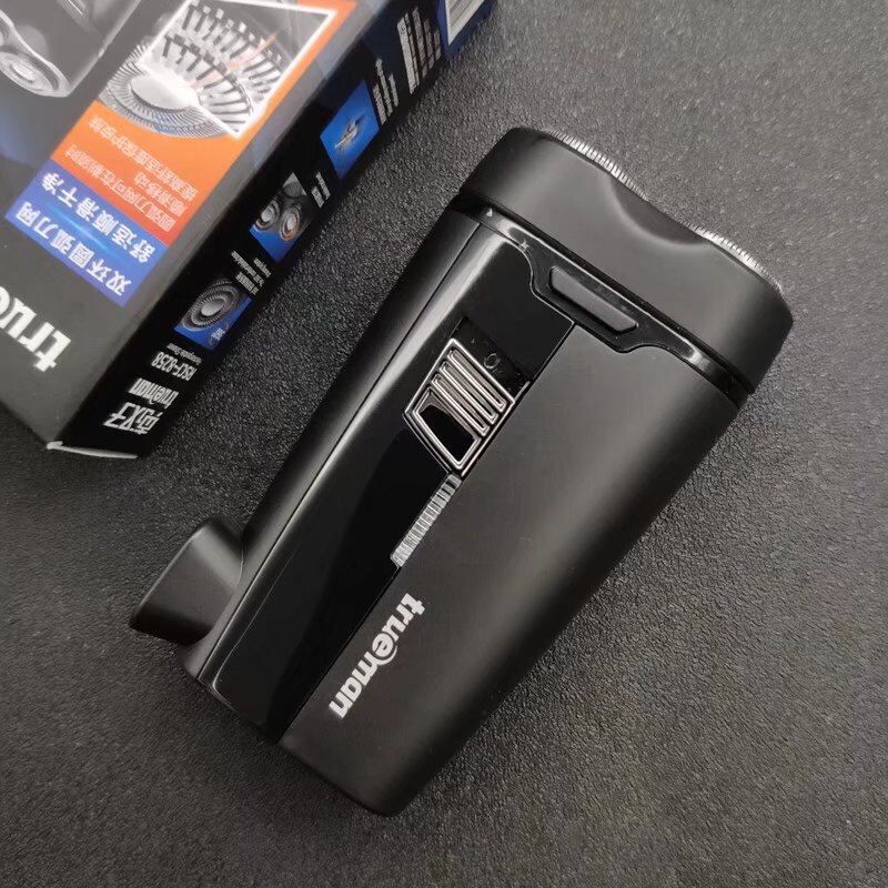Real man 8258 Shaver new arrival double-head electric razor one-piece delivery