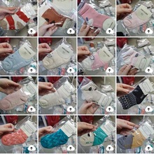 特价清仓韩国品牌童袜男女宝宝2~3岁棉袜脚底硅胶防滑舒适