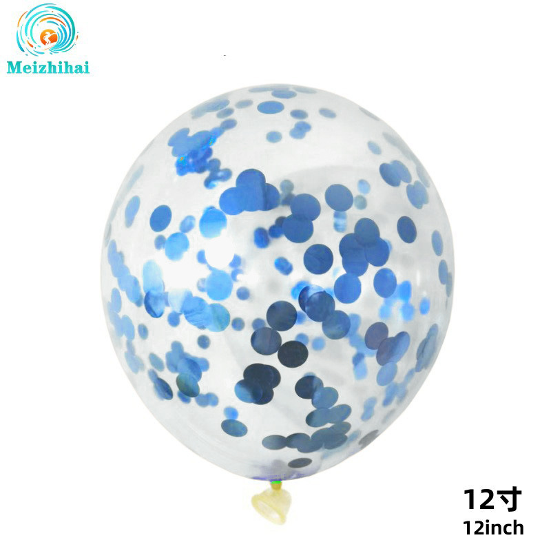 Bolas de lentejuelas azules 100 unidades/paquete