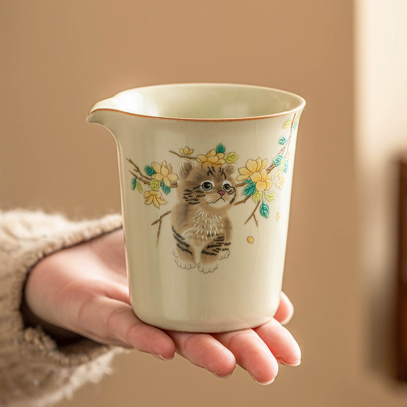 Керамический набор чая с аксессуарами, DIY, роспись от руки