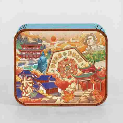 オリジナルアモイ重慶南京西安都市動態オルゴールオルゴールオルゴール観光記念品