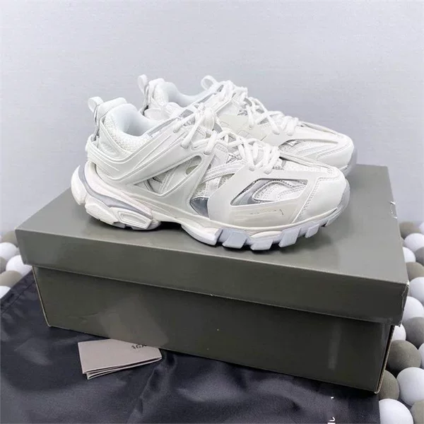 Cross-border high-quality Track3 thick-soled, height-increasing, non-slip, comfortable, and durable unisex dad shoes for couples