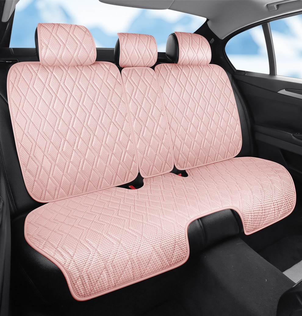 New Summer Ice Silk Slim Waist Car Seat Cushion, Universal for All Seasons, Single Seat Car Seat Cushion, Cooling Pad, Seat Cover Wholesale