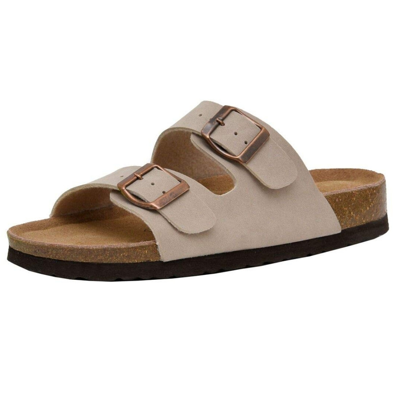 Women's Thick-Soled Slippers, Comfortable Summer Open-Toe Beach Sandals, Waterproof Platform with Arch Support, Adjustable Buckle