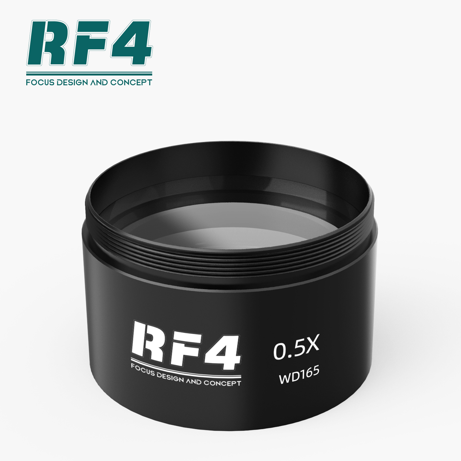 RF4显微镜巴洛玻璃镜头辅助物镜 显微镜相机镜头0.48X 0.5X 0.7X
