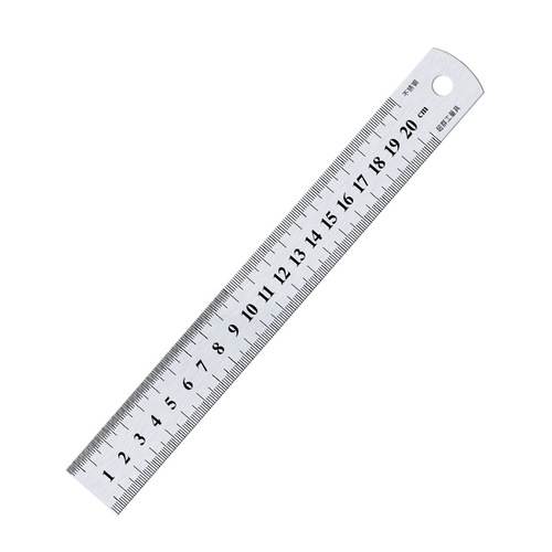 Steel ruler 1 meter thickened stainless steel ruler 15/20/30/50cm cm ruler iron ruler steel plate ruler steel ruler