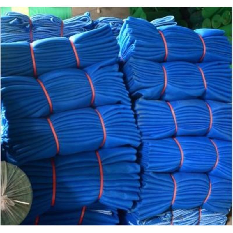 建筑安全网防护网阻燃网密目网防坠网装修网海水蓝工地工程批发