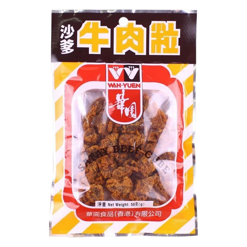 Высушенные на воздухе закуски в китайском стиле Хуаюань ломтики говядины Карри пряные зерна говядины вяленый сатай из говядины