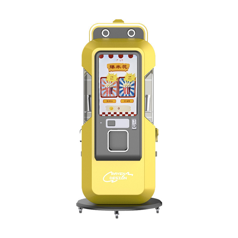 全自動ポップコーンマシン、景勝地、商業用無人セルフサービス屋台マシン、電気加熱バタフライマルチフレーバー|undefined