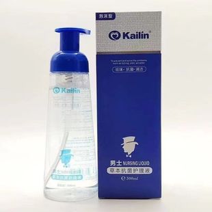 Kailin Men's and Women's Foam Herbal Antibacterial Care Solution 300ml Body Cleansing Private Parts Lotion
