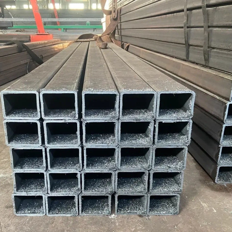 大量无缝方管Q345B大口径空心矩形管激光切割加工厚壁热轧直角方